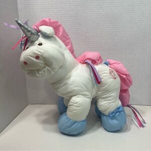 VINTAGE Fisher Price Enchanted Unicorn Puffalump 1987 rare